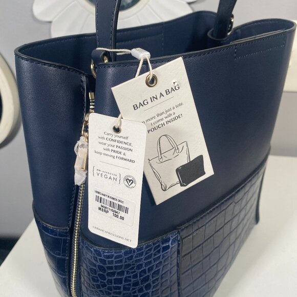 Urban Expressions Miranda Croc Tote - Picture 2 of 16